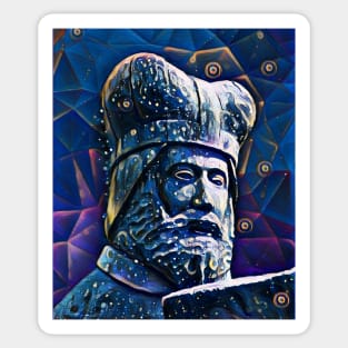 Geoffrey of Monmouth Portrait | Geoffrey of Monmouth Artwork 5 Sticker